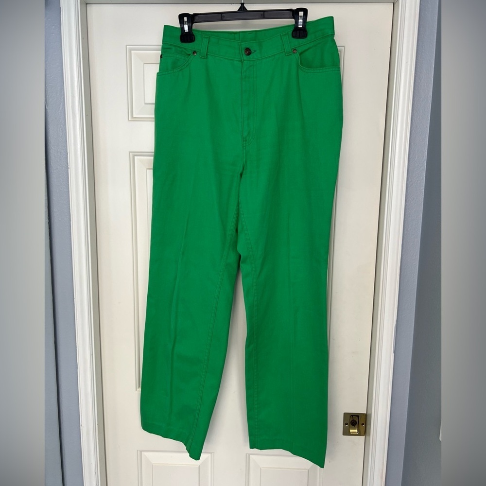 VINTAGE 1984 XXIII LA OLYMPIC GAMES‎ OFFICIAL STAFF GREEN LEVI'S PANTS SIZE 18
